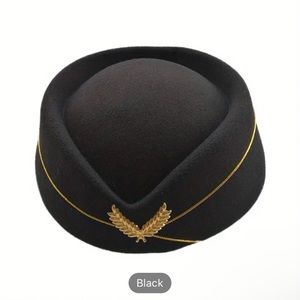 Hat 14 - Colorful Women Beret Elegant Stewardess Hat Berets